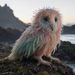 Owl + Sea anemone